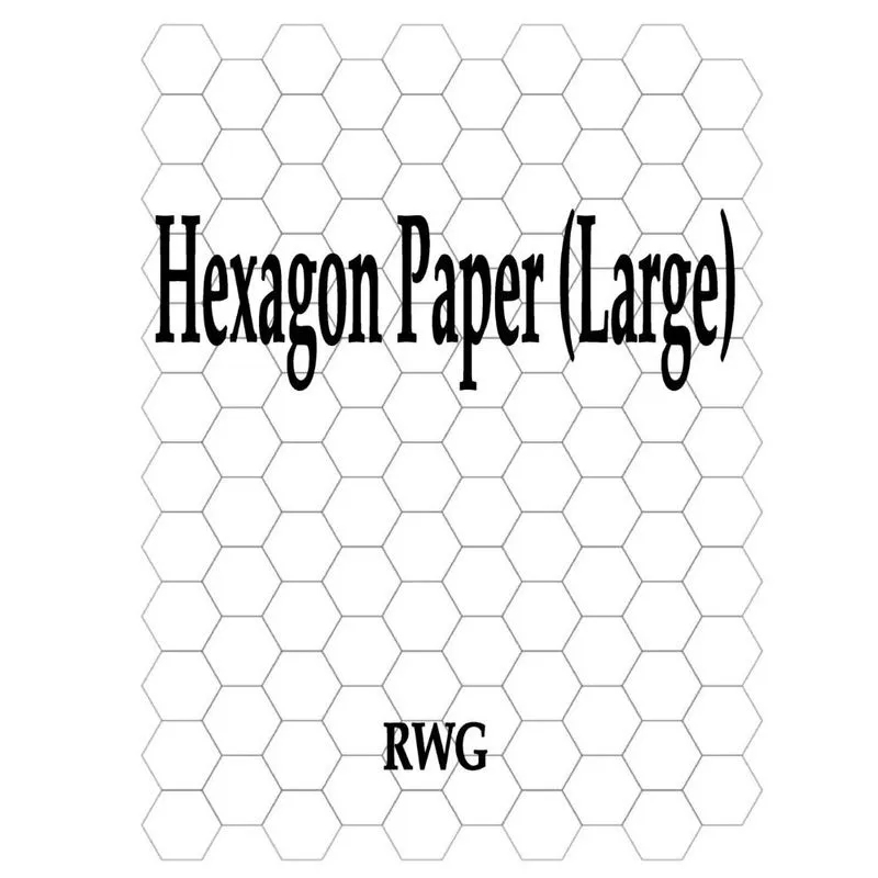 Livro Hexagon Paper (Large)