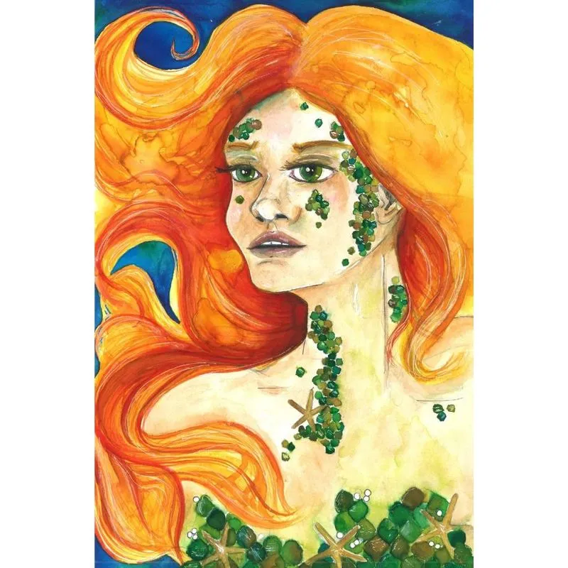 Mermaid Evolution Blank Book