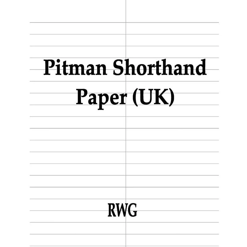 Pitman Shorthand Paper (UK)