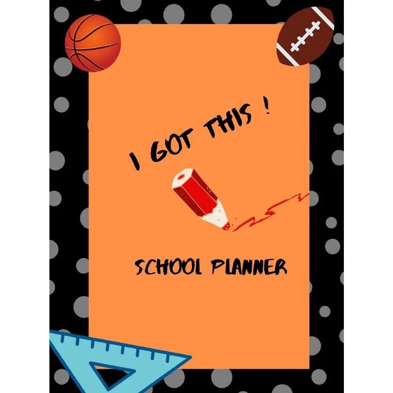 High School Planner (Football and Basketball Theme)