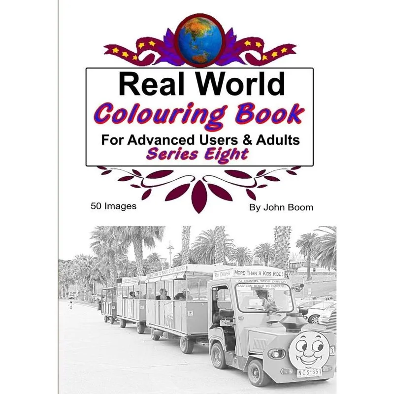 Real World Colouring Books Series 8