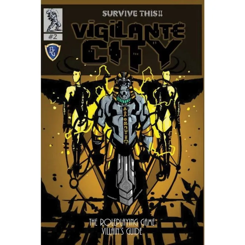 Vigilante City - The Villains Guide, survive this!! osr rpg