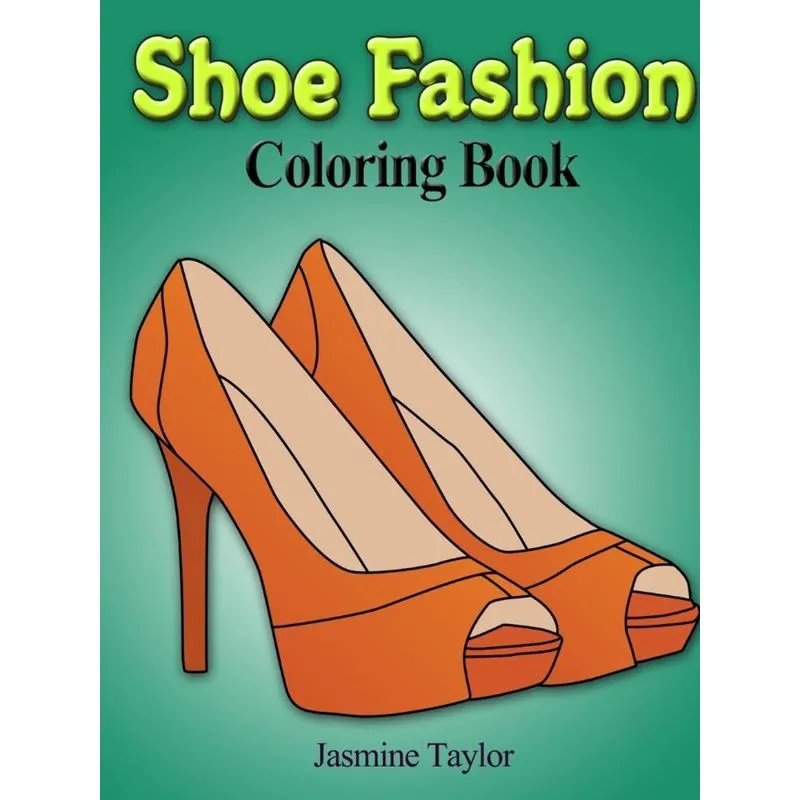 Shoe Fashion Coloring Book