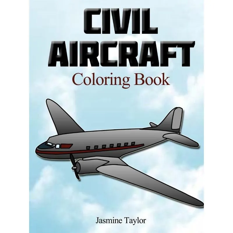 Civil Aircraft Coloriong Book