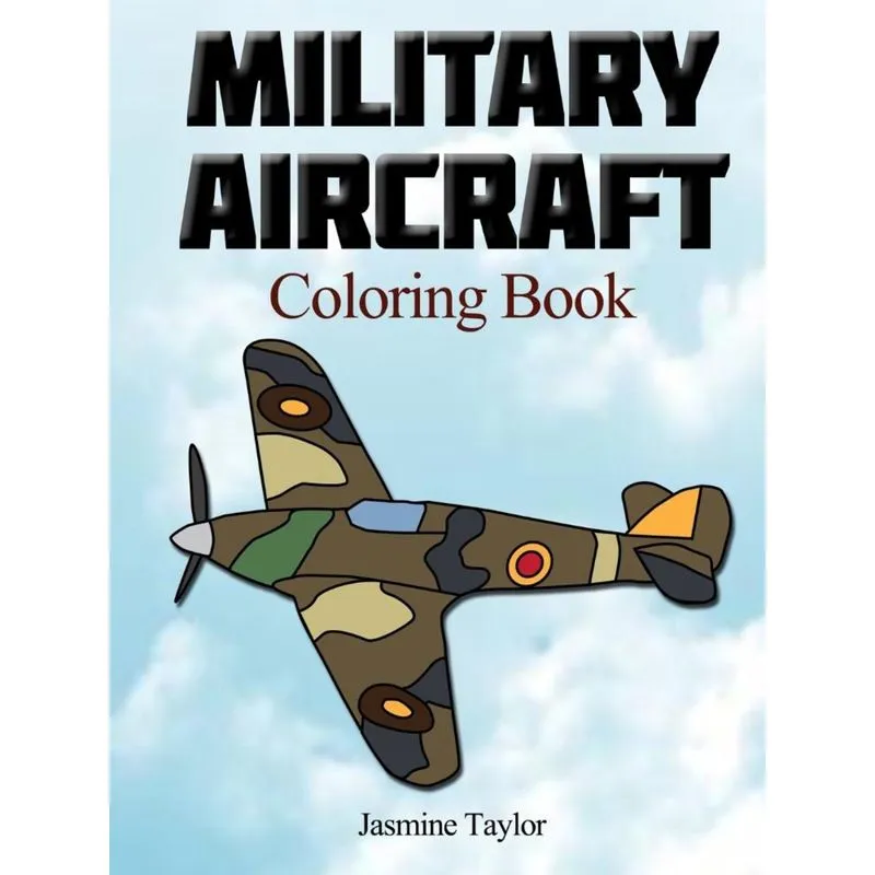 Military Aircraft Coloriong Book