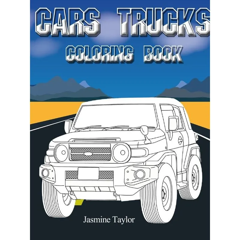 Cars Trucks Coloring Book