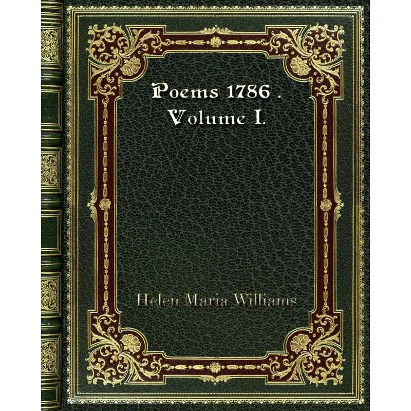 Poems 1786 . Volume I.