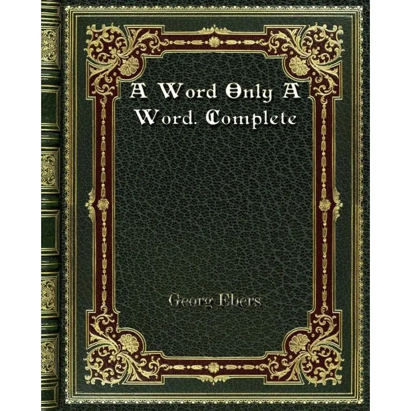 A Word Only A Word. Complete