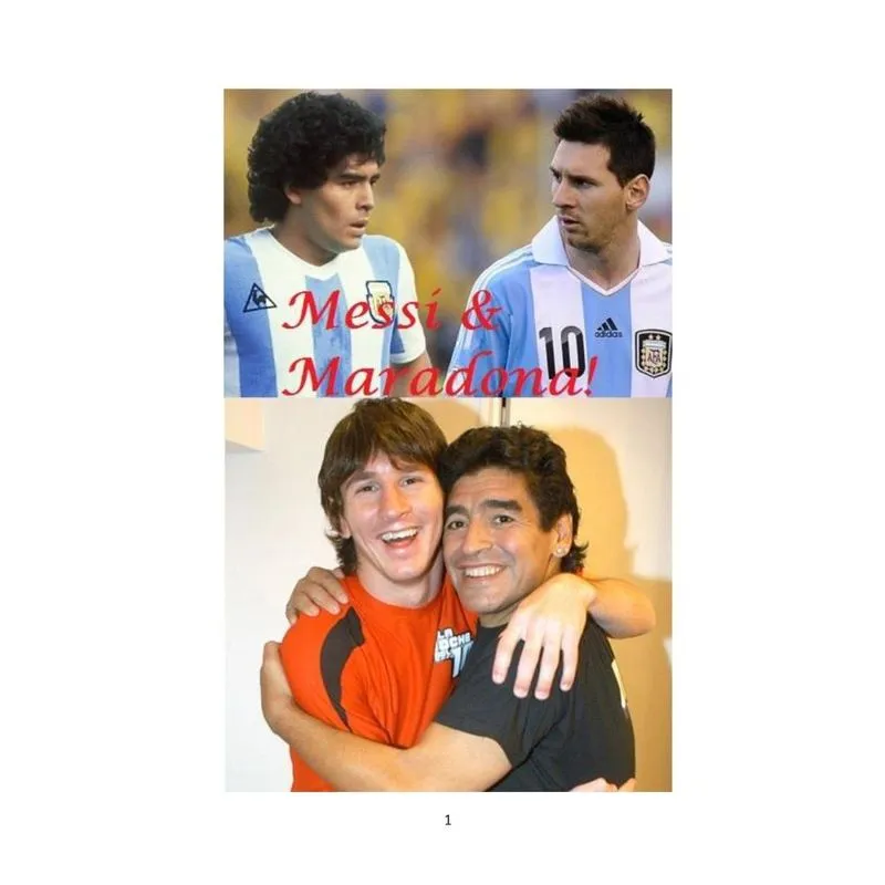 Messi and Maradona