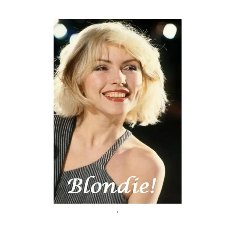 Blondie!