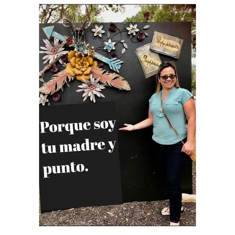 Porque soy tu madre y punto.