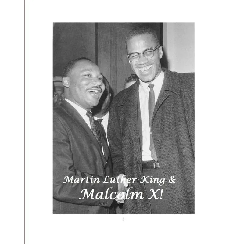 Martin Luther King and Malcolm X!