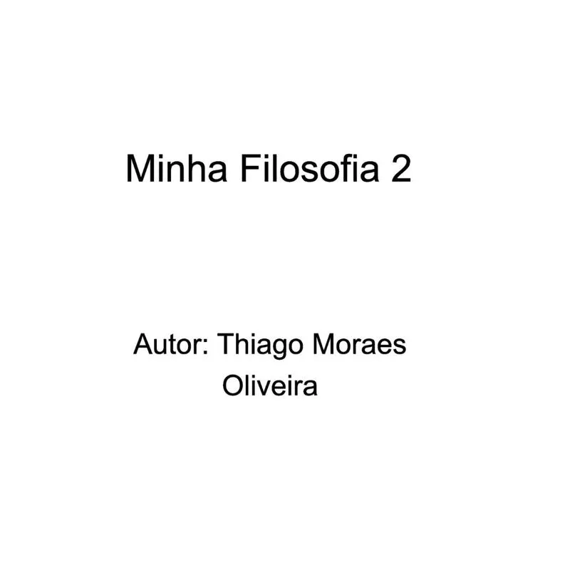 Minha Filosofia 2