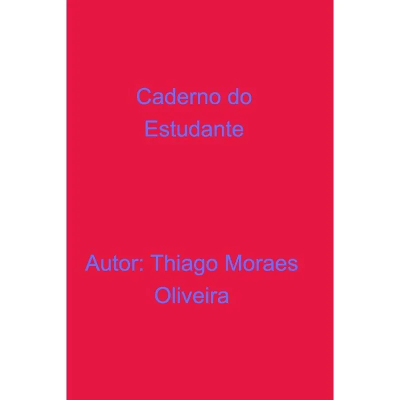 Caderno do Estudante
