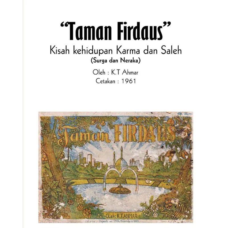 Komik Taman Firdaus Kisah Kehidupan Karma Dan Saleh (Surga Dan Neraka) Standar Edition