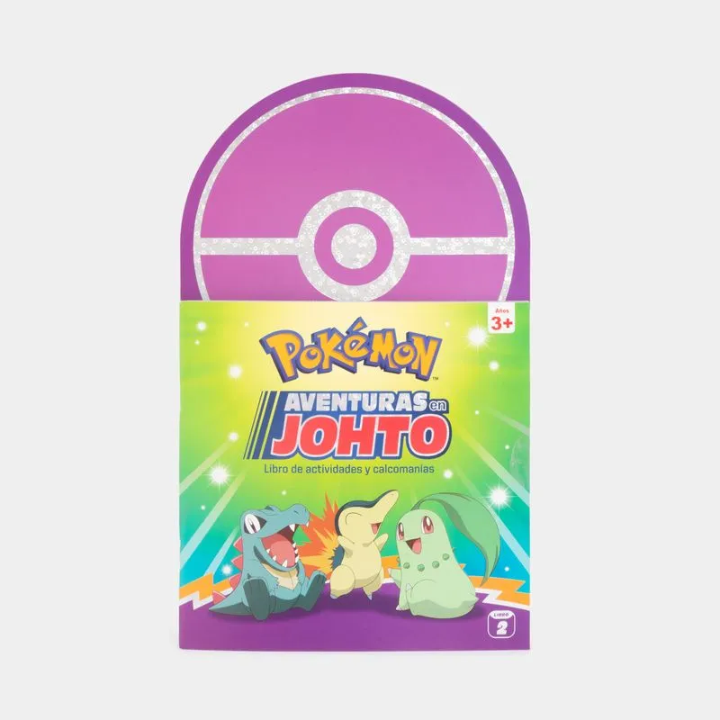 Pokemon: aventuras en johto - libro de actividades y calcomanías