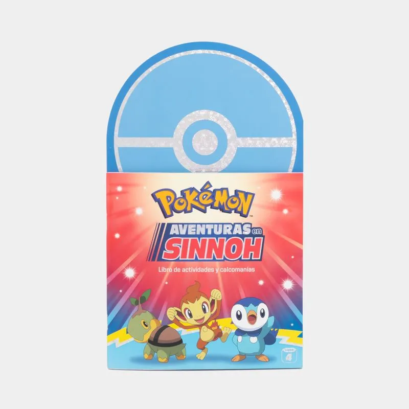 Pokemon: aventuras en sinnoh - libro de actividades y calcomanías