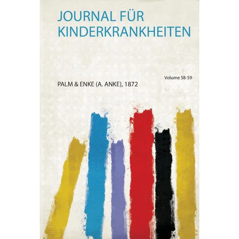 Journal Für Kinderkrankheiten
