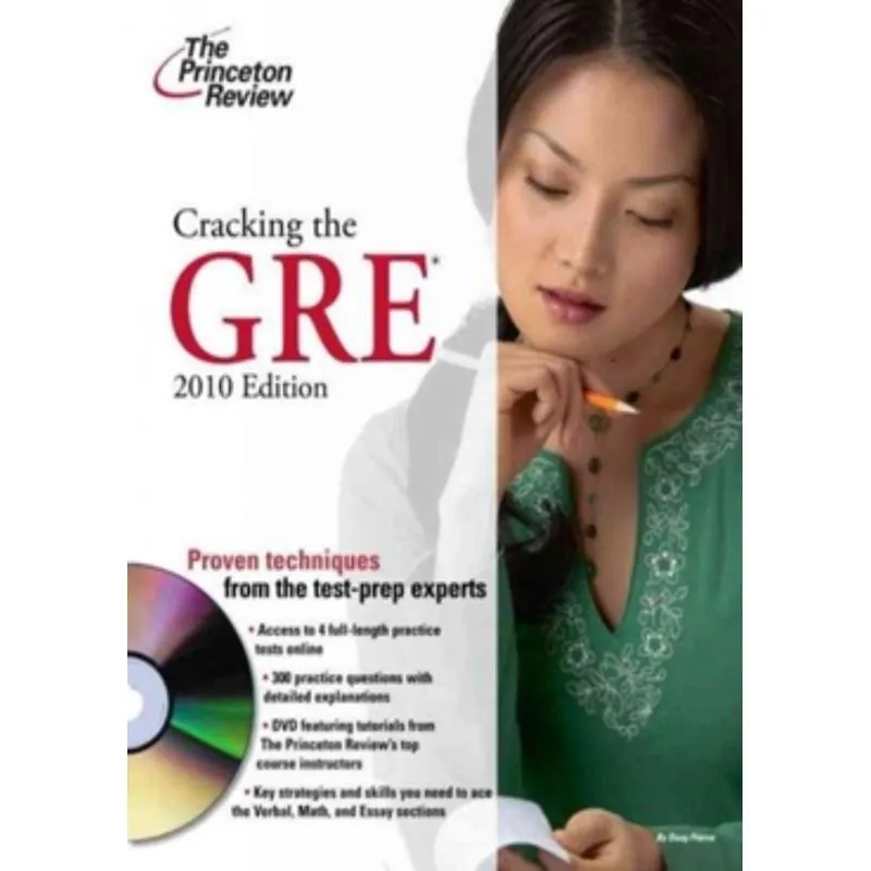Cracking Gre With Dvd 2010 (Graduate School Test Preparation)