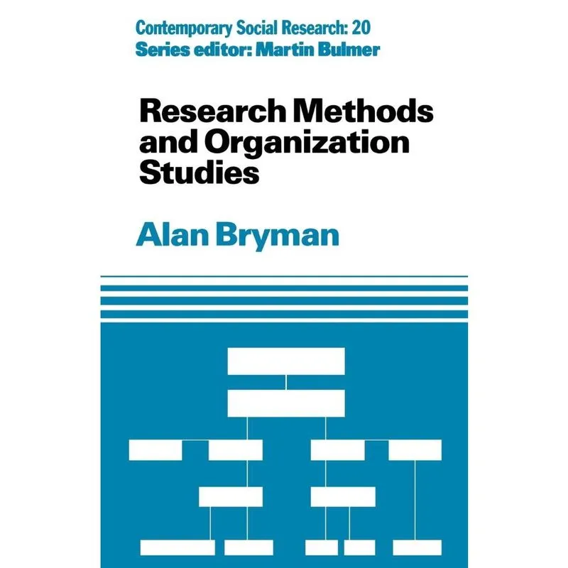 Research Methods and Organization Studies
