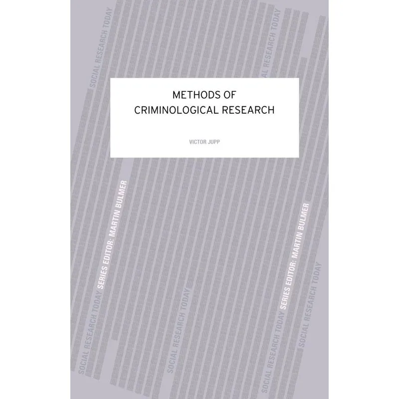 Methods of Criminological Research