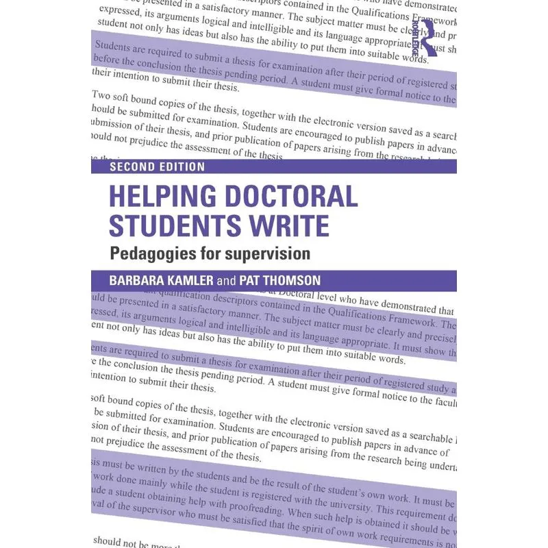 Helping Doctoral Students Write