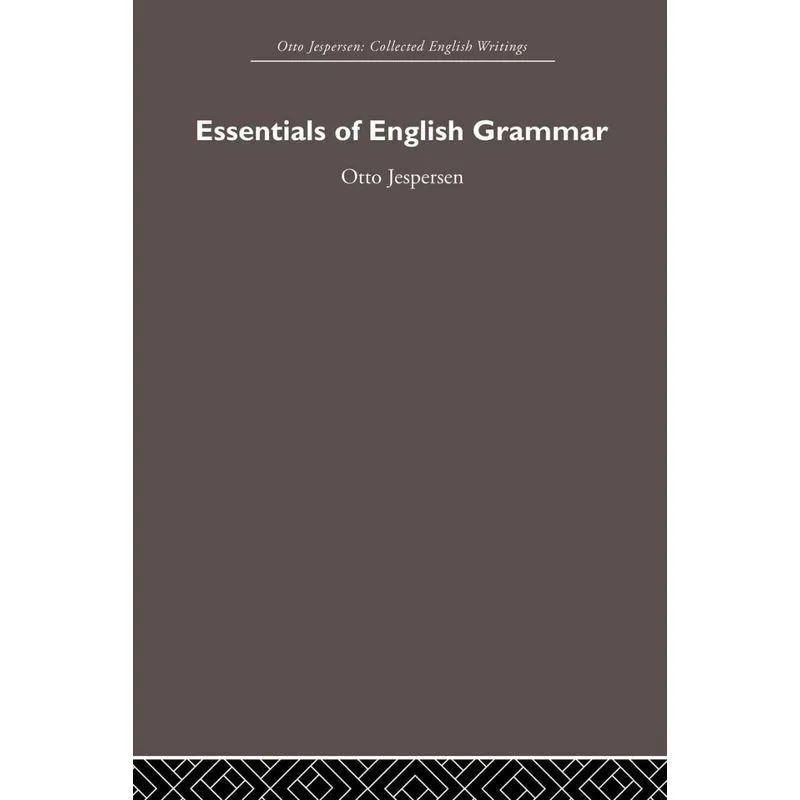 ESSENTIALS OF ENGLISH GRAMMAR