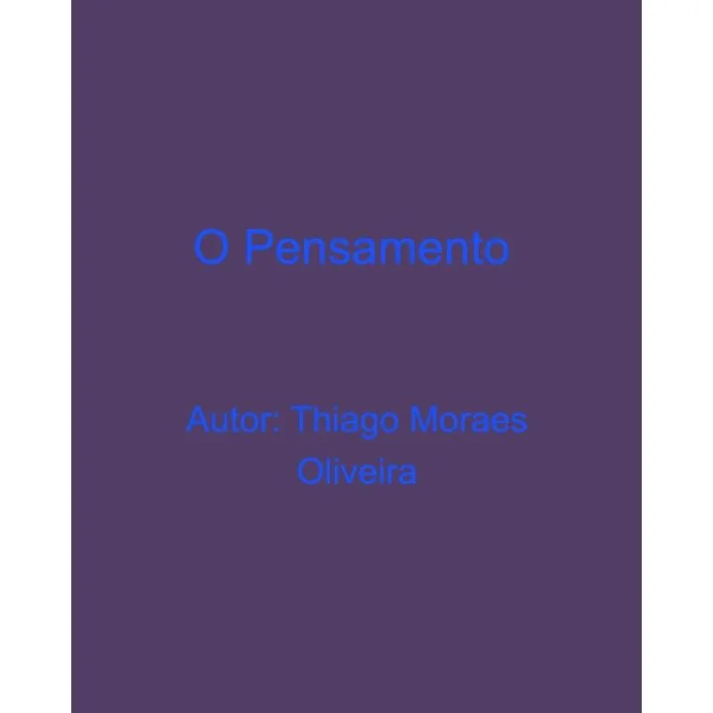 O Pensamento