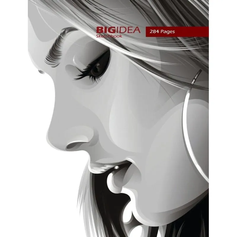 Big Idea Sketchbook, 284 Pages (Lady face)