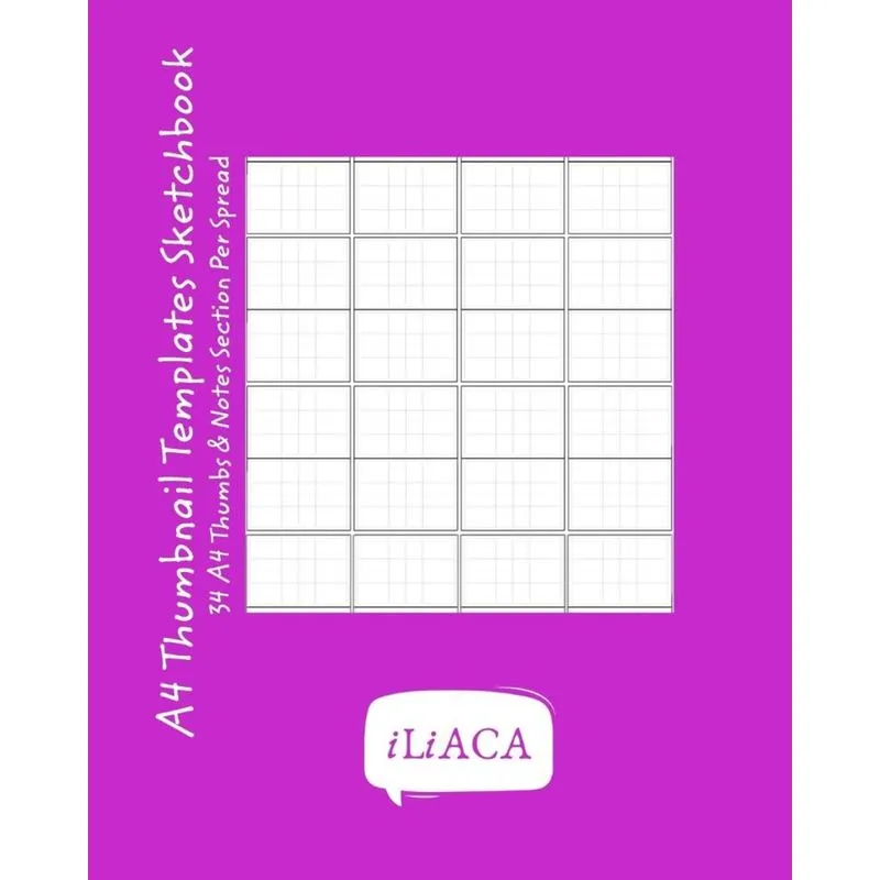 A4 Thumbnail Templates Sketchbook