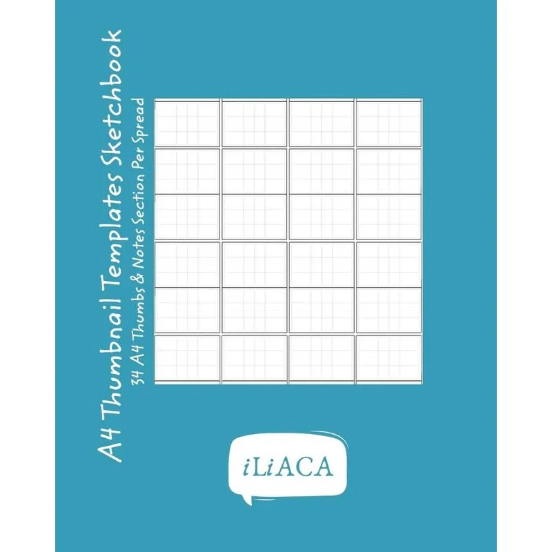 A4 Thumbnail Templates Sketchbook