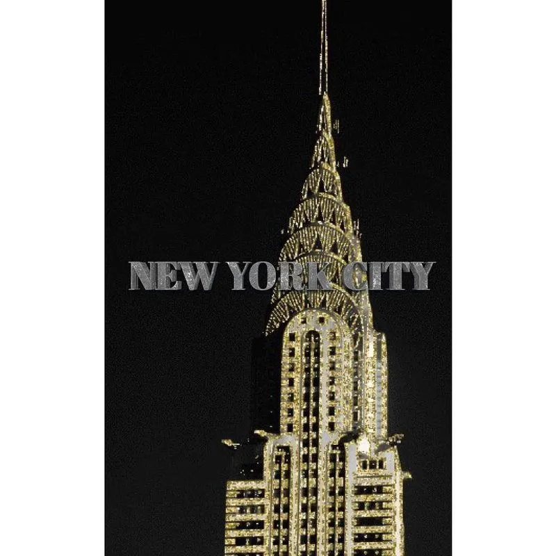 New York City Gold Artist Drawing Journal