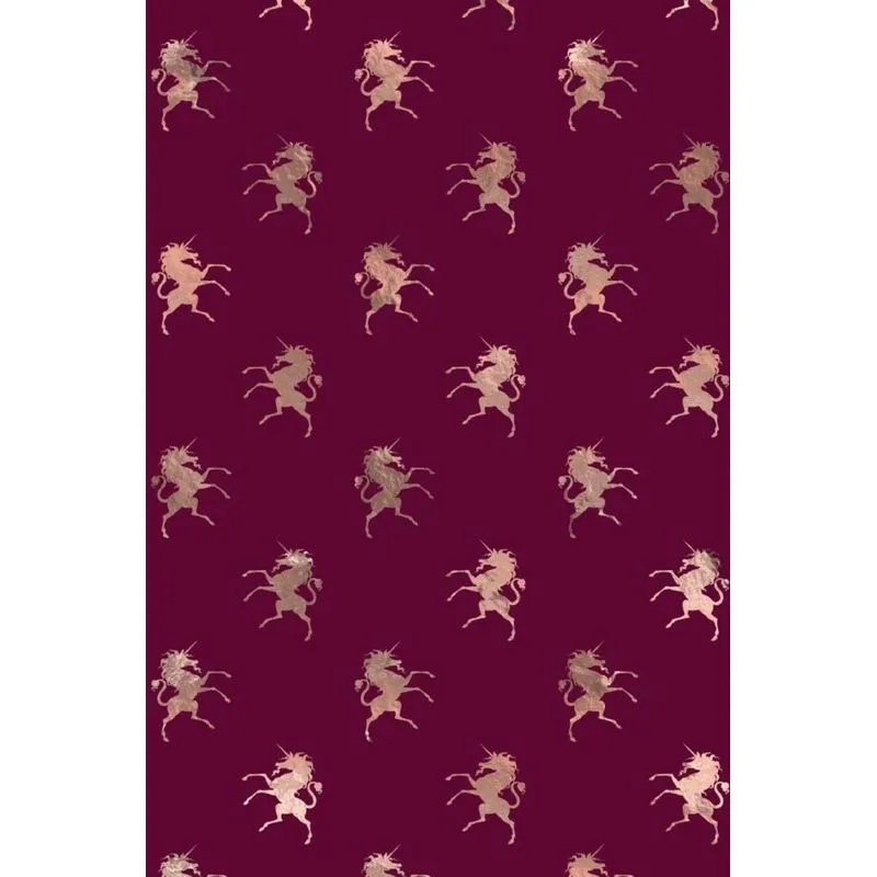 Rose Gold and Burgundy Composition Notebook - Small Blank Notebook (Softcover Journal / Diary / Sketchbook)