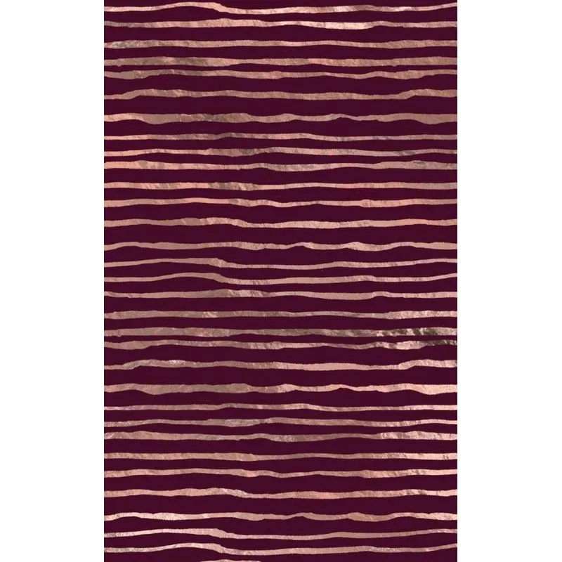 Rose Gold and Burgundy Composition Notebook - Small Blank Notebook (Hardcover Journal / Diary / Sketchbook)