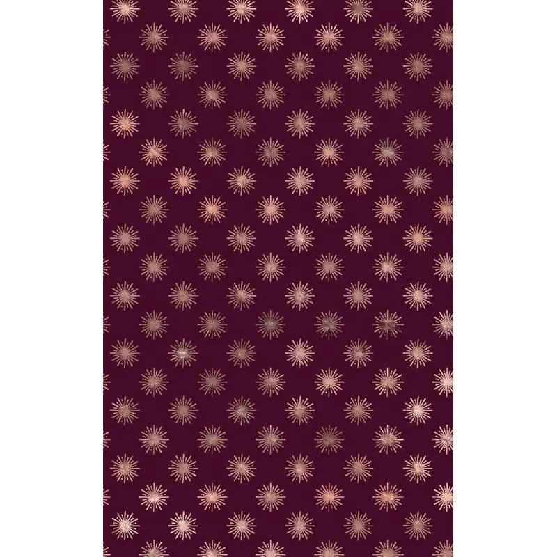 Rose Gold and Burgundy Composition Notebook - Small Blank Notebook (Hardcover Journal / Diary / Sketchbook)
