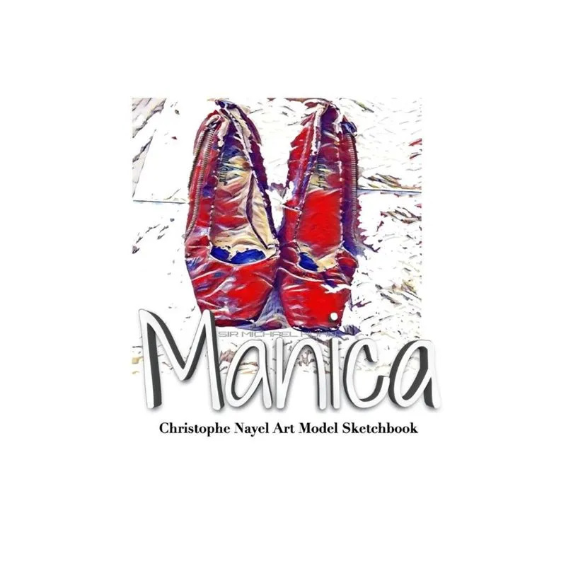 Ruby Red Pumps Christophe Nayel Art Model drawing sketchbook