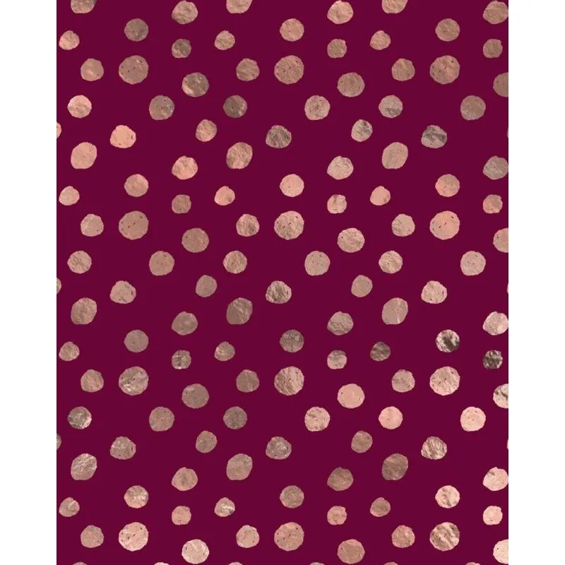 Rose Gold and Burgundy Composition Notebook - Large Blank Notebook (Softcover Journal / Diary / Sketchbook)
