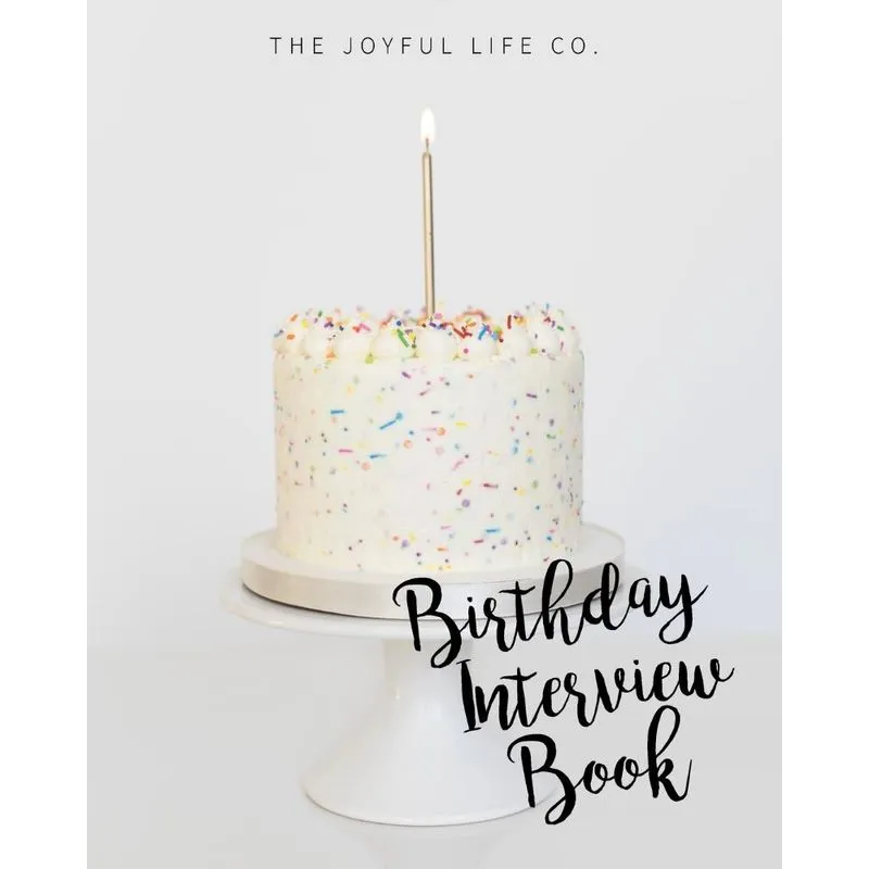 The Birthday Interview Book