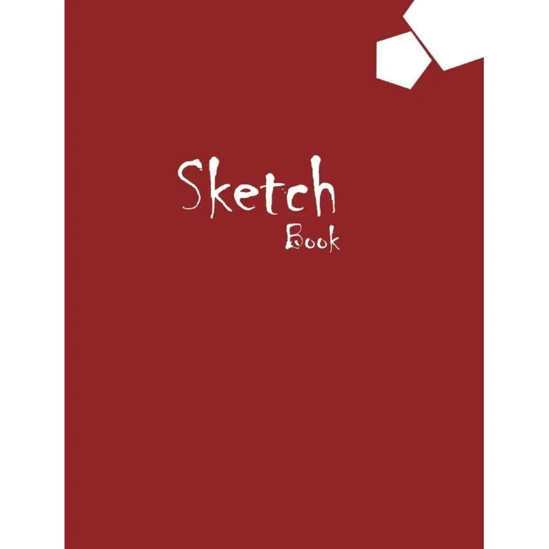 Sketchbook Large 8 x 10 Premium, Uncoated (75 gsm) Paper, Ox-Red Cover