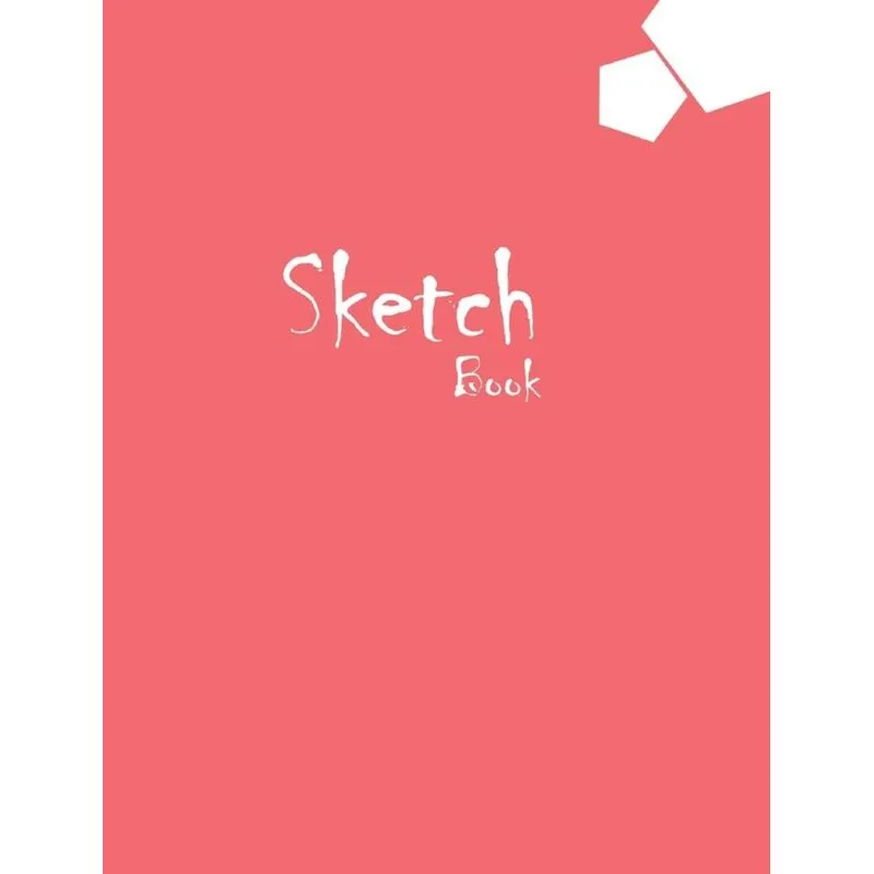 Sketchbook Large 8 x 10 Premium, Uncoated (75 gsm) Paper, Pink Cover