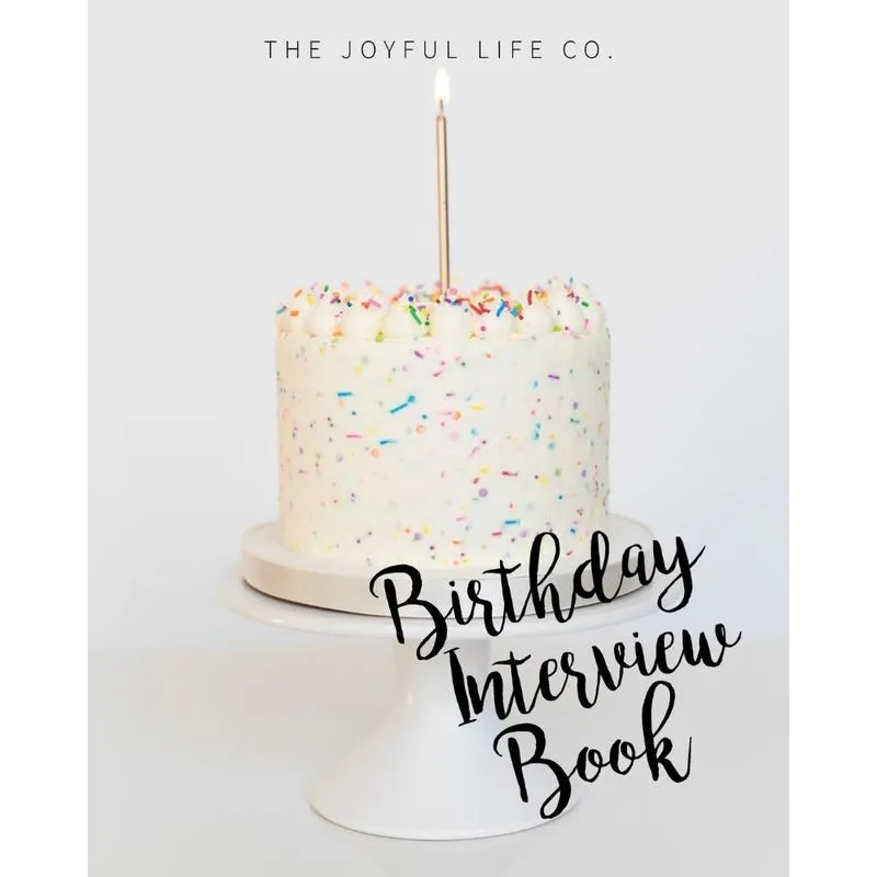 The Birthday Interview Book