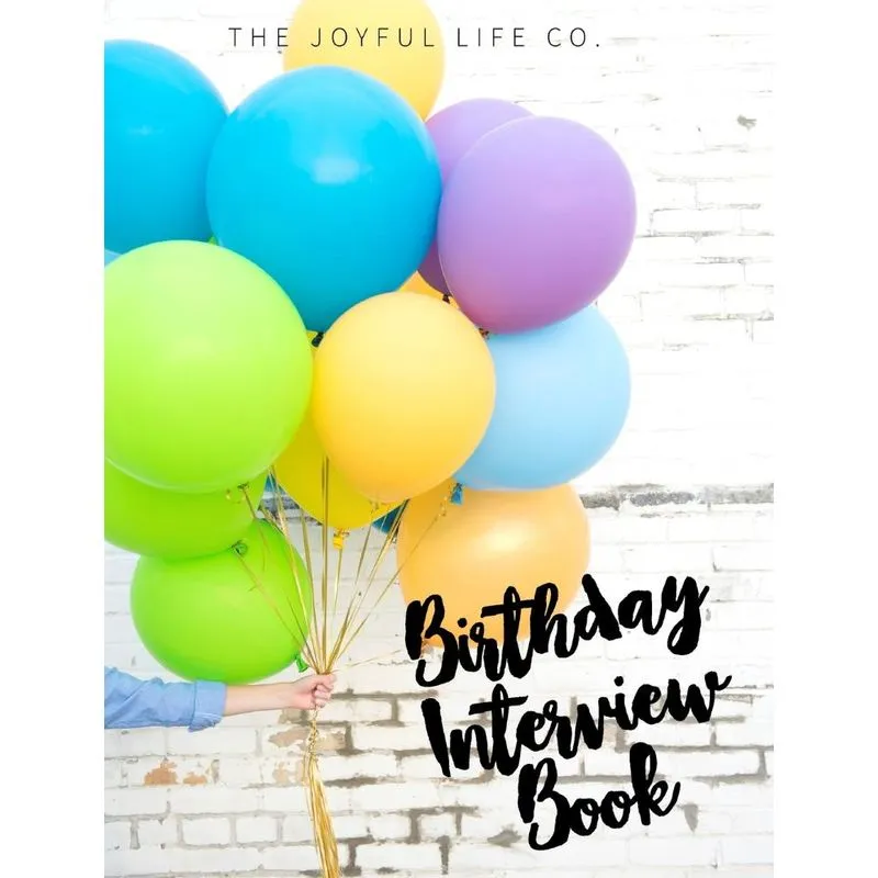 The Birthday Interview Book