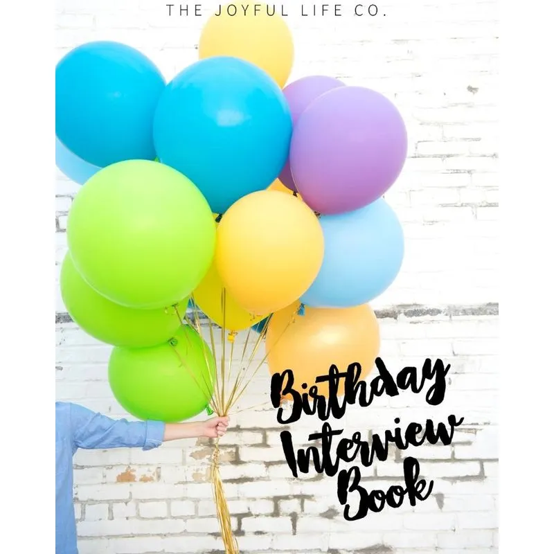 The Birthday Interview Book