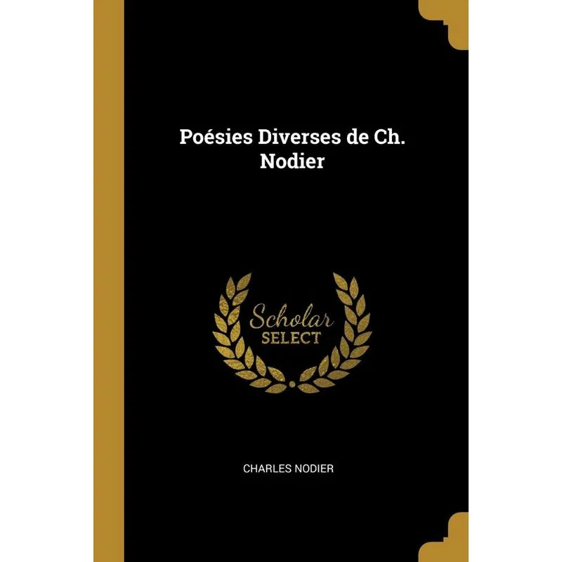 Poésies Diverses de Ch. Nodier