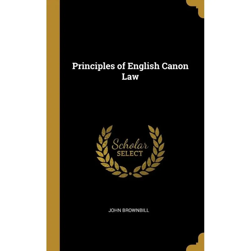 Principles of English Canon Law