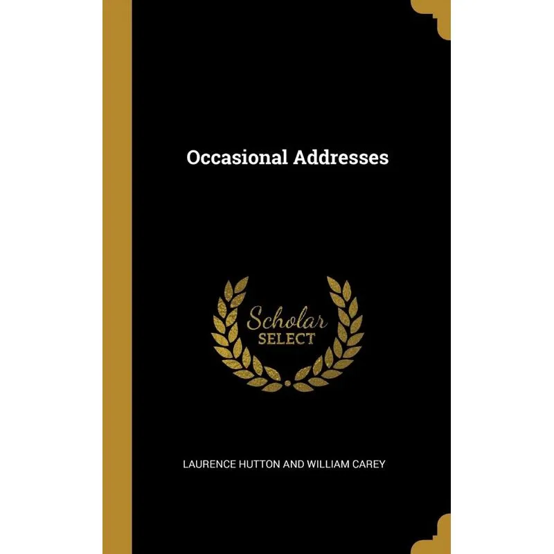 Occasional Addresses