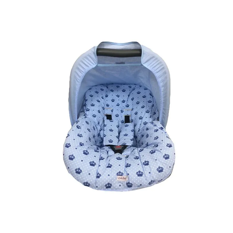 Capa E Capota Para Bebê Conforto + Protetor Cinto Modelo 003