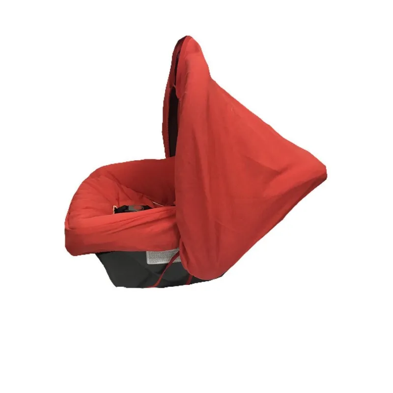 Capa E Capota De Bebê Conforto + Protetor De Cinto Vermelho