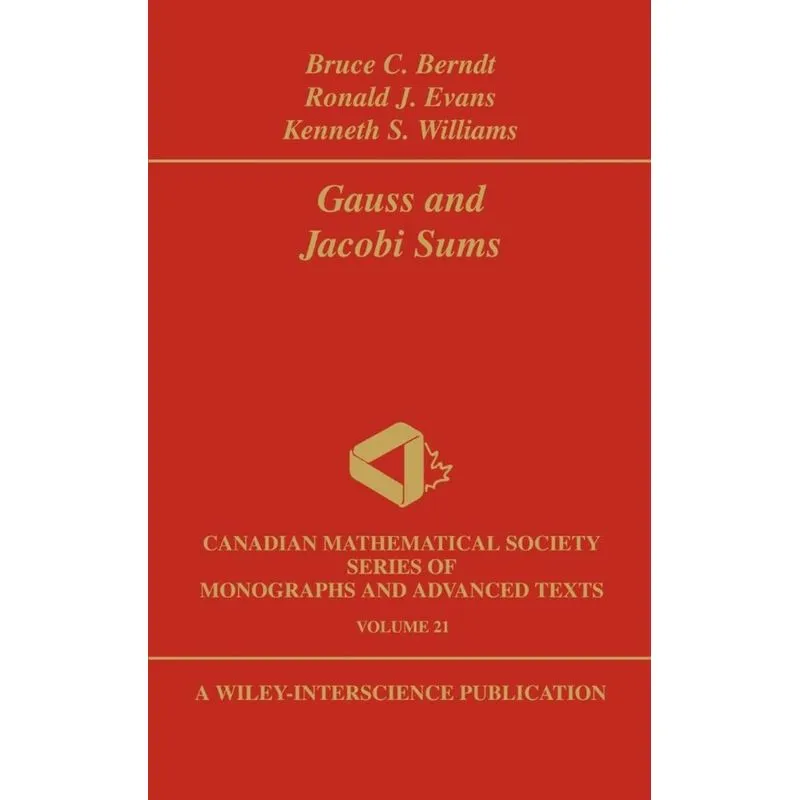 Gauss and Jacobi Sums, vol 21