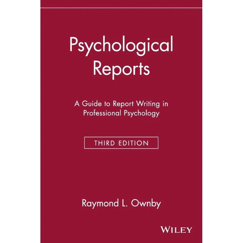Psychological Reports 3e